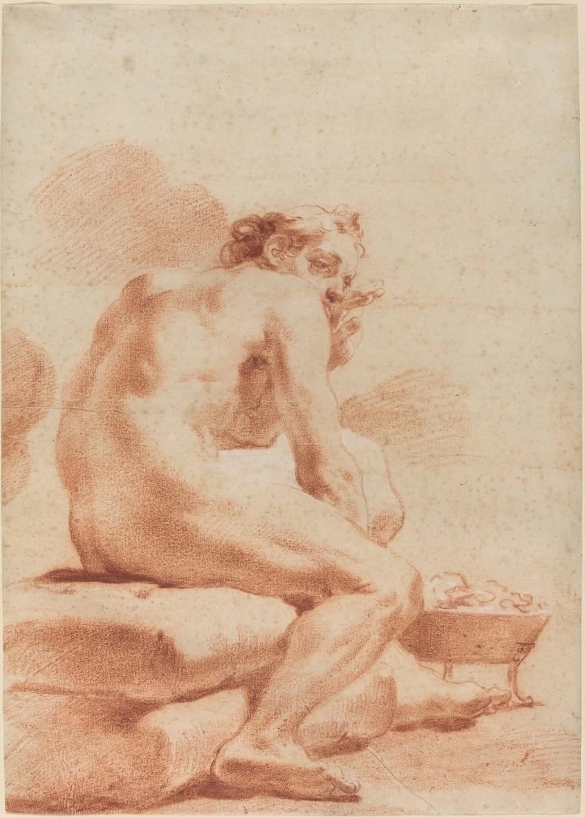 Un giovane si scalda ad un braciere - Ailsa Mellon Bruce Fund, National Gallery of Art